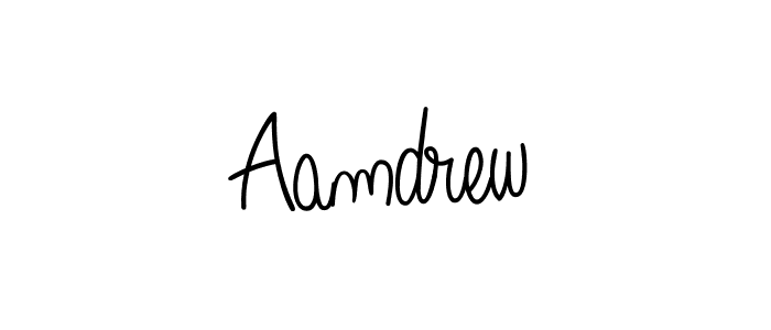 Also we have Aamdrew name is the best signature style. Create professional handwritten signature collection using Angelique-Rose-font-FFP autograph style. Aamdrew signature style 5 images and pictures png