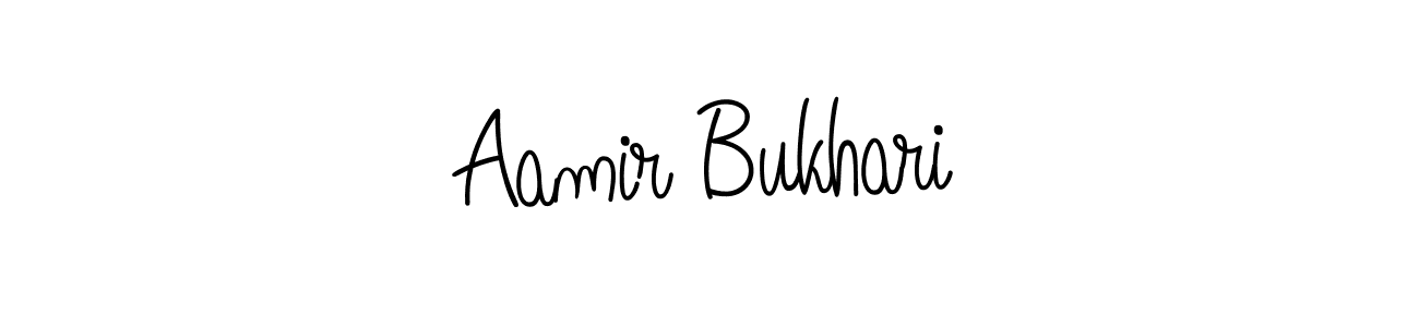 This is the best signature style for the Aamir Bukhari name. Also you like these signature font (Angelique-Rose-font-FFP). Mix name signature. Aamir Bukhari signature style 5 images and pictures png