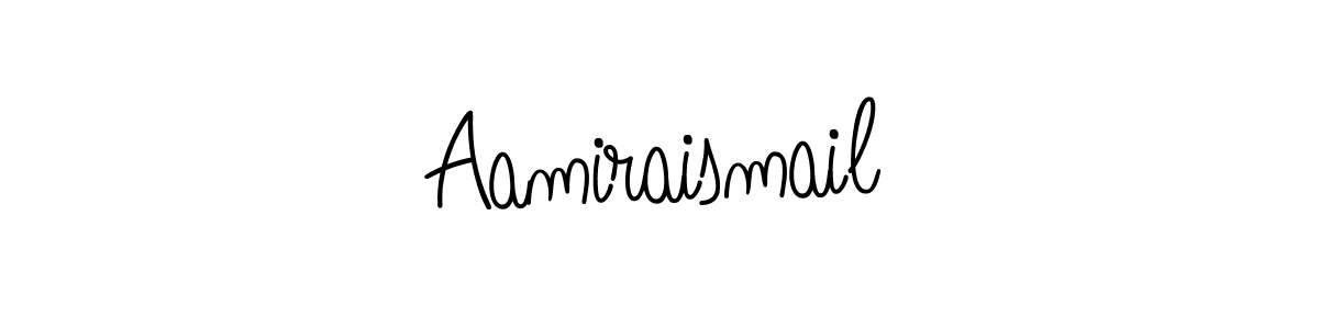 How to make Aamiraismail signature? Angelique-Rose-font-FFP is a professional autograph style. Create handwritten signature for Aamiraismail name. Aamiraismail signature style 5 images and pictures png