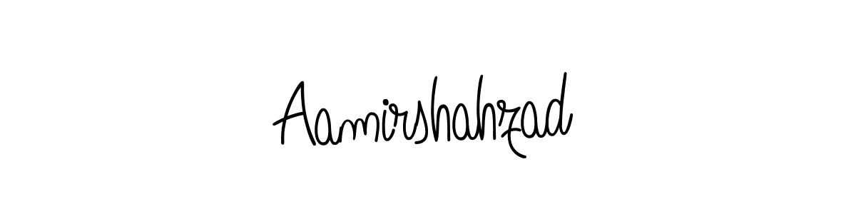 How to make Aamirshahzad name signature. Use Angelique-Rose-font-FFP style for creating short signs online. This is the latest handwritten sign. Aamirshahzad signature style 5 images and pictures png