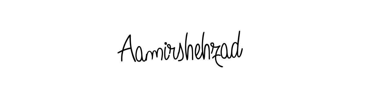 Design your own signature with our free online signature maker. With this signature software, you can create a handwritten (Angelique-Rose-font-FFP) signature for name Aamirshehzad. Aamirshehzad signature style 5 images and pictures png