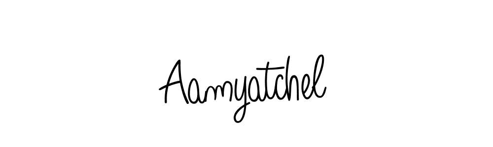 if you are searching for the best signature style for your name Aamyatchel. so please give up your signature search. here we have designed multiple signature styles  using Angelique-Rose-font-FFP. Aamyatchel signature style 5 images and pictures png