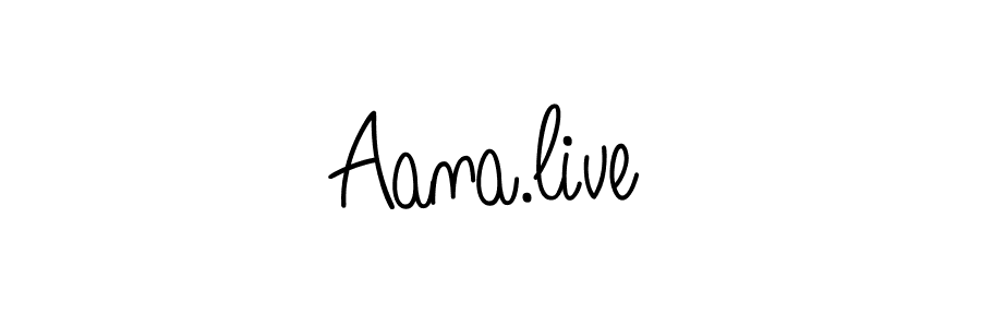 You should practise on your own different ways (Angelique-Rose-font-FFP) to write your name (Aana.live) in signature. don't let someone else do it for you. Aana.live signature style 5 images and pictures png