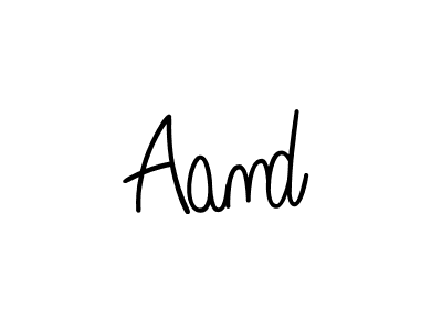 The best way (Angelique-Rose-font-FFP) to make a short signature is to pick only two or three words in your name. The name Aand include a total of six letters. For converting this name. Aand signature style 5 images and pictures png