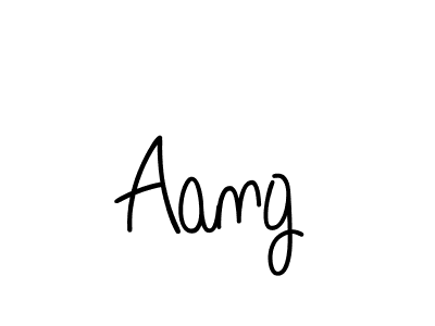 Make a beautiful signature design for name Aang. With this signature (Angelique-Rose-font-FFP) style, you can create a handwritten signature for free. Aang signature style 5 images and pictures png