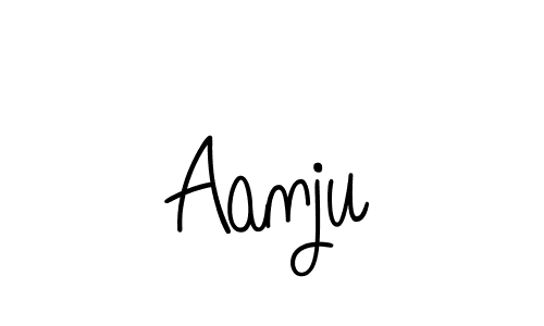 Also we have Aanju name is the best signature style. Create professional handwritten signature collection using Angelique-Rose-font-FFP autograph style. Aanju signature style 5 images and pictures png