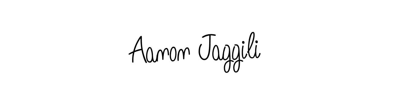 How to Draw Aanon Jaggili signature style? Angelique-Rose-font-FFP is a latest design signature styles for name Aanon Jaggili. Aanon Jaggili signature style 5 images and pictures png