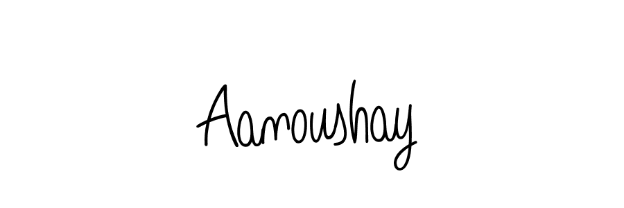 Design your own signature with our free online signature maker. With this signature software, you can create a handwritten (Angelique-Rose-font-FFP) signature for name Aanoushay. Aanoushay signature style 5 images and pictures png