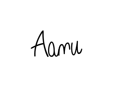 The best way (Angelique-Rose-font-FFP) to make a short signature is to pick only two or three words in your name. The name Aanu include a total of six letters. For converting this name. Aanu signature style 5 images and pictures png