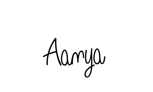 Make a beautiful signature design for name Aanya. With this signature (Angelique-Rose-font-FFP) style, you can create a handwritten signature for free. Aanya signature style 5 images and pictures png