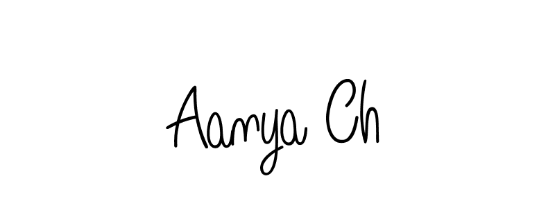 if you are searching for the best signature style for your name Aanya Ch. so please give up your signature search. here we have designed multiple signature styles  using Angelique-Rose-font-FFP. Aanya Ch signature style 5 images and pictures png