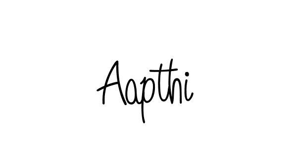 Use a signature maker to create a handwritten signature online. With this signature software, you can design (Angelique-Rose-font-FFP) your own signature for name Aapthi. Aapthi signature style 5 images and pictures png