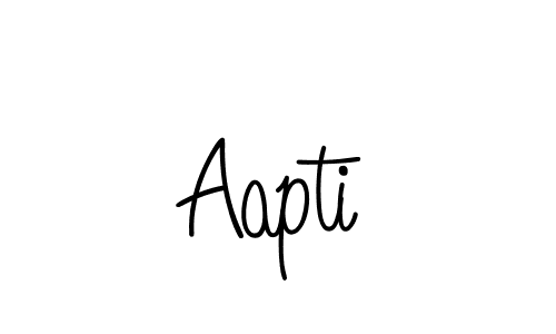 Make a beautiful signature design for name Aapti. Use this online signature maker to create a handwritten signature for free. Aapti signature style 5 images and pictures png