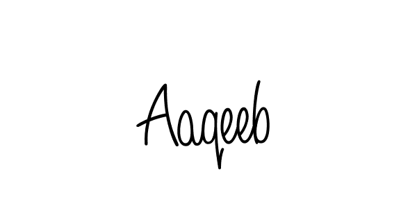 Use a signature maker to create a handwritten signature online. With this signature software, you can design (Angelique-Rose-font-FFP) your own signature for name Aaqeeb. Aaqeeb signature style 5 images and pictures png