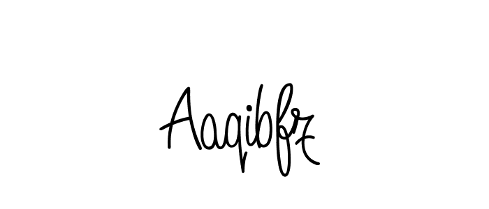 Use a signature maker to create a handwritten signature online. With this signature software, you can design (Angelique-Rose-font-FFP) your own signature for name Aaqibfz. Aaqibfz signature style 5 images and pictures png