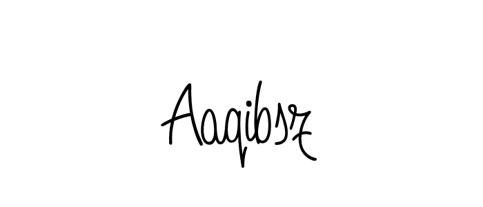 Make a beautiful signature design for name Aaqibsz. Use this online signature maker to create a handwritten signature for free. Aaqibsz signature style 5 images and pictures png