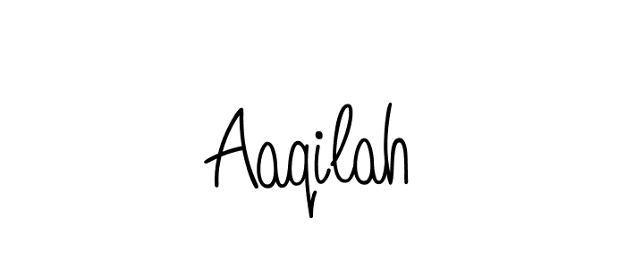 The best way (Angelique-Rose-font-FFP) to make a short signature is to pick only two or three words in your name. The name Aaqilah include a total of six letters. For converting this name. Aaqilah signature style 5 images and pictures png