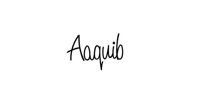 Design your own signature with our free online signature maker. With this signature software, you can create a handwritten (Angelique-Rose-font-FFP) signature for name Aaquib . Aaquib  signature style 5 images and pictures png