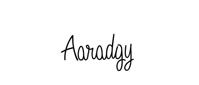 Design your own signature with our free online signature maker. With this signature software, you can create a handwritten (Angelique-Rose-font-FFP) signature for name Aaradgy. Aaradgy signature style 5 images and pictures png