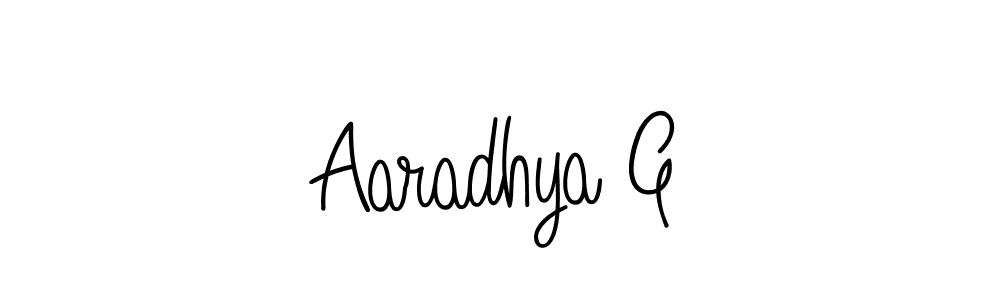 Angelique-Rose-font-FFP is a professional signature style that is perfect for those who want to add a touch of class to their signature. It is also a great choice for those who want to make their signature more unique. Get Aaradhya G name to fancy signature for free. Aaradhya G signature style 5 images and pictures png