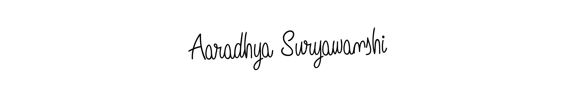 Make a short Aaradhya Suryawanshi signature style. Manage your documents anywhere anytime using Angelique-Rose-font-FFP. Create and add eSignatures, submit forms, share and send files easily. Aaradhya Suryawanshi signature style 5 images and pictures png