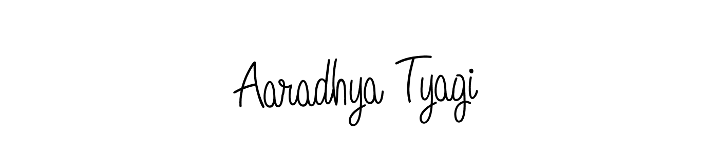 Make a short Aaradhya Tyagi signature style. Manage your documents anywhere anytime using Angelique-Rose-font-FFP. Create and add eSignatures, submit forms, share and send files easily. Aaradhya Tyagi signature style 5 images and pictures png