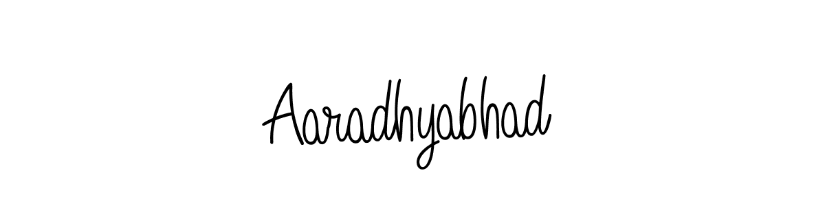 You can use this online signature creator to create a handwritten signature for the name Aaradhyabhad. This is the best online autograph maker. Aaradhyabhad signature style 5 images and pictures png