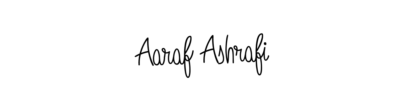 The best way (Angelique-Rose-font-FFP) to make a short signature is to pick only two or three words in your name. The name Aaraf Ashrafi include a total of six letters. For converting this name. Aaraf Ashrafi signature style 5 images and pictures png