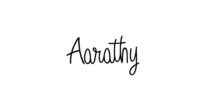 Aarathy stylish signature style. Best Handwritten Sign (Angelique-Rose-font-FFP) for my name. Handwritten Signature Collection Ideas for my name Aarathy. Aarathy signature style 5 images and pictures png