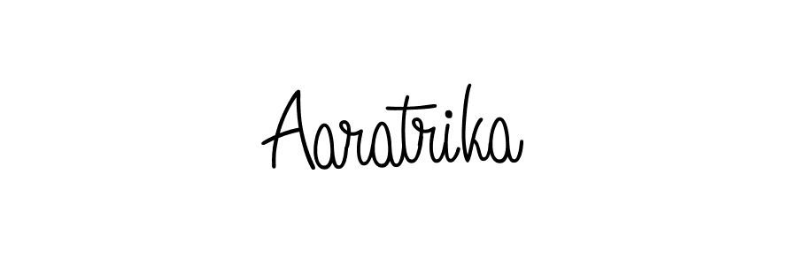 How to make Aaratrika name signature. Use Angelique-Rose-font-FFP style for creating short signs online. This is the latest handwritten sign. Aaratrika signature style 5 images and pictures png
