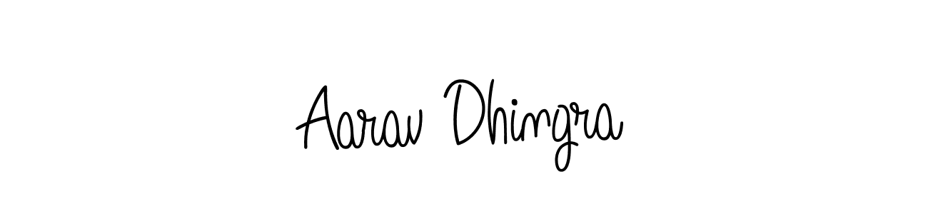 Create a beautiful signature design for name Aarav Dhingra. With this signature (Angelique-Rose-font-FFP) fonts, you can make a handwritten signature for free. Aarav Dhingra signature style 5 images and pictures png