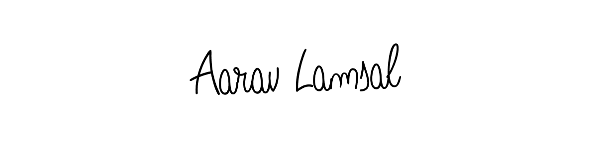 You can use this online signature creator to create a handwritten signature for the name Aarav Lamsal. This is the best online autograph maker. Aarav Lamsal signature style 5 images and pictures png