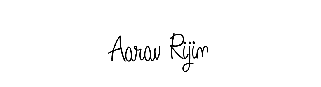 Also You can easily find your signature by using the search form. We will create Aarav Rijin name handwritten signature images for you free of cost using Angelique-Rose-font-FFP sign style. Aarav Rijin signature style 5 images and pictures png