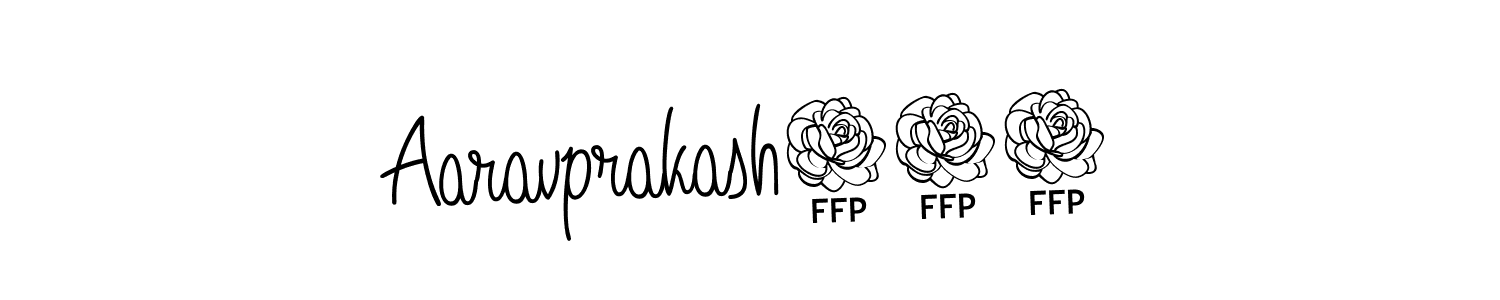 The best way (Angelique-Rose-font-FFP) to make a short signature is to pick only two or three words in your name. The name Aaravprakash610 include a total of six letters. For converting this name. Aaravprakash610 signature style 5 images and pictures png