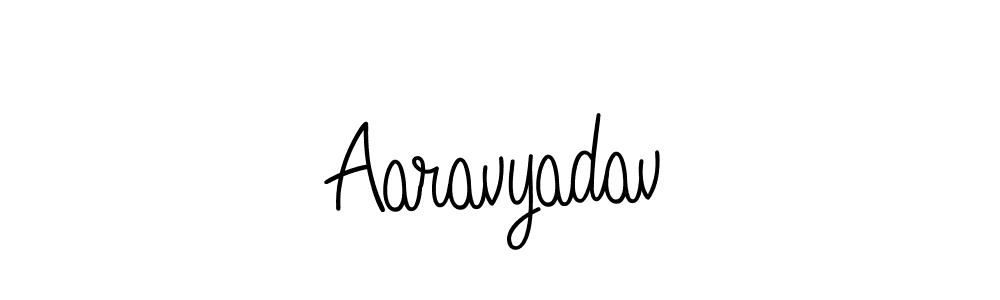 You should practise on your own different ways (Angelique-Rose-font-FFP) to write your name (Aaravyadav) in signature. don't let someone else do it for you. Aaravyadav signature style 5 images and pictures png