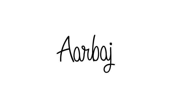 Create a beautiful signature design for name Aarbaj. With this signature (Angelique-Rose-font-FFP) fonts, you can make a handwritten signature for free. Aarbaj signature style 5 images and pictures png