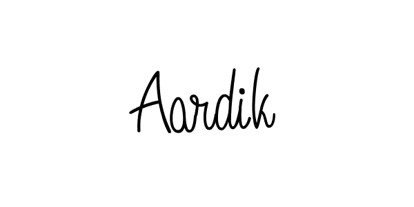 Aardik stylish signature style. Best Handwritten Sign (Angelique-Rose-font-FFP) for my name. Handwritten Signature Collection Ideas for my name Aardik. Aardik signature style 5 images and pictures png