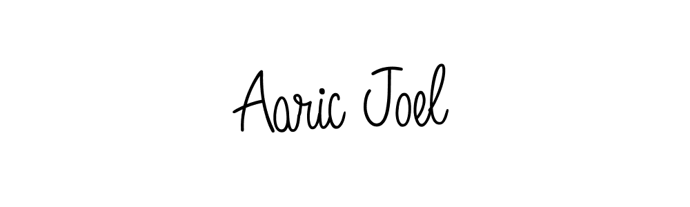 Design your own signature with our free online signature maker. With this signature software, you can create a handwritten (Angelique-Rose-font-FFP) signature for name Aaric Joel. Aaric Joel signature style 5 images and pictures png