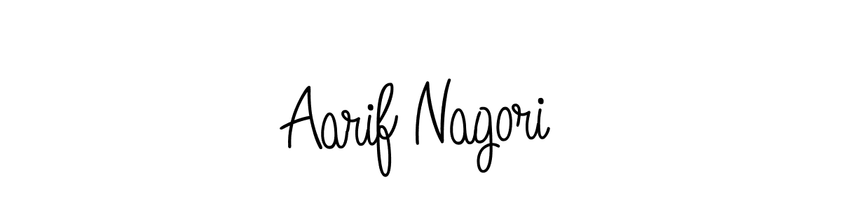 Aarif Nagori stylish signature style. Best Handwritten Sign (Angelique-Rose-font-FFP) for my name. Handwritten Signature Collection Ideas for my name Aarif Nagori. Aarif Nagori signature style 5 images and pictures png
