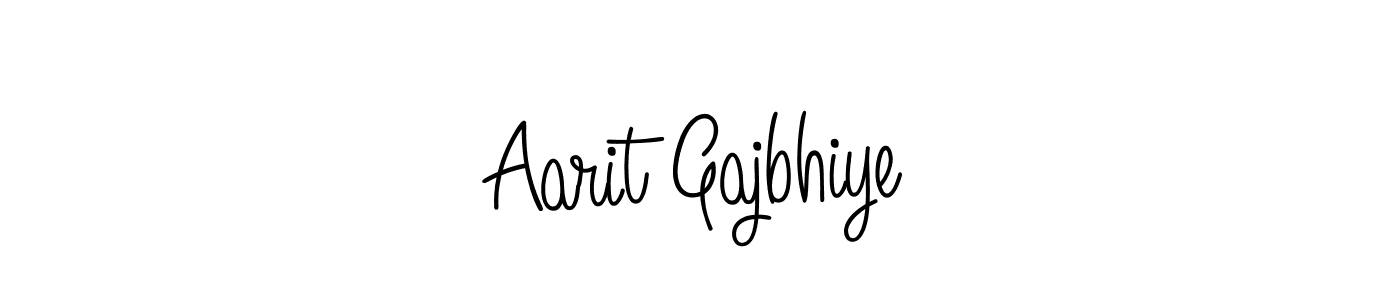 How to make Aarit Gajbhiye name signature. Use Angelique-Rose-font-FFP style for creating short signs online. This is the latest handwritten sign. Aarit Gajbhiye signature style 5 images and pictures png