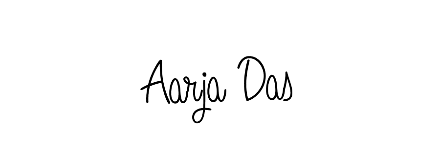 Use a signature maker to create a handwritten signature online. With this signature software, you can design (Angelique-Rose-font-FFP) your own signature for name Aarja Das. Aarja Das signature style 5 images and pictures png