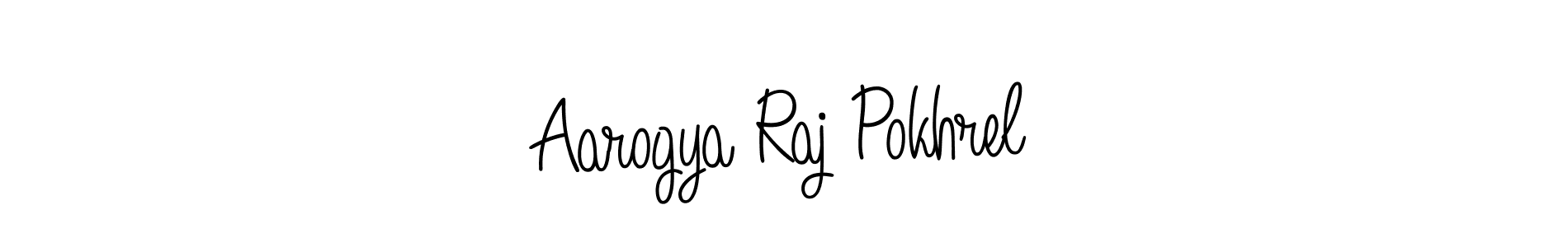 You can use this online signature creator to create a handwritten signature for the name Aarogya Raj Pokhrel. This is the best online autograph maker. Aarogya Raj Pokhrel signature style 5 images and pictures png