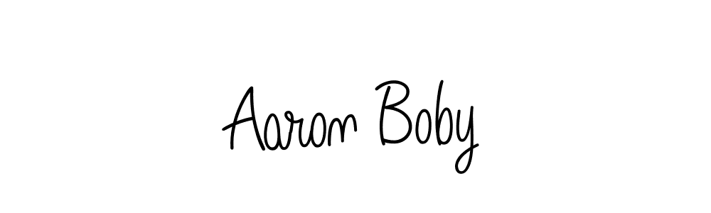 Make a beautiful signature design for name Aaron Boby. Use this online signature maker to create a handwritten signature for free. Aaron Boby signature style 5 images and pictures png