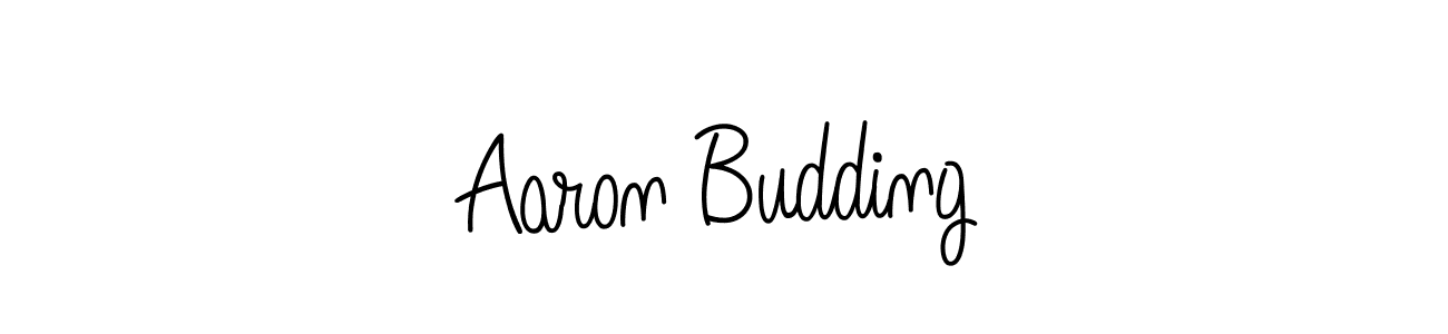 Make a beautiful signature design for name Aaron Budding. Use this online signature maker to create a handwritten signature for free. Aaron Budding signature style 5 images and pictures png