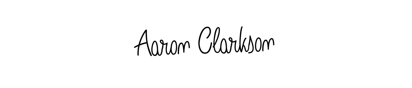 See photos of Aaron Clarkson official signature by Spectra . Check more albums & portfolios. Read reviews & check more about Angelique-Rose-font-FFP font. Aaron Clarkson signature style 5 images and pictures png