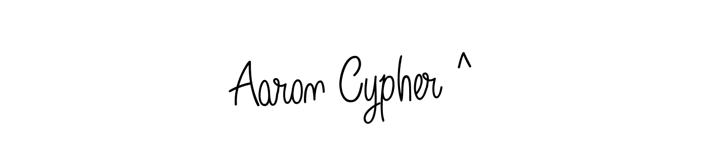 Similarly Angelique-Rose-font-FFP is the best handwritten signature design. Signature creator online .You can use it as an online autograph creator for name Aaron Cypher ^. Aaron Cypher ^ signature style 5 images and pictures png