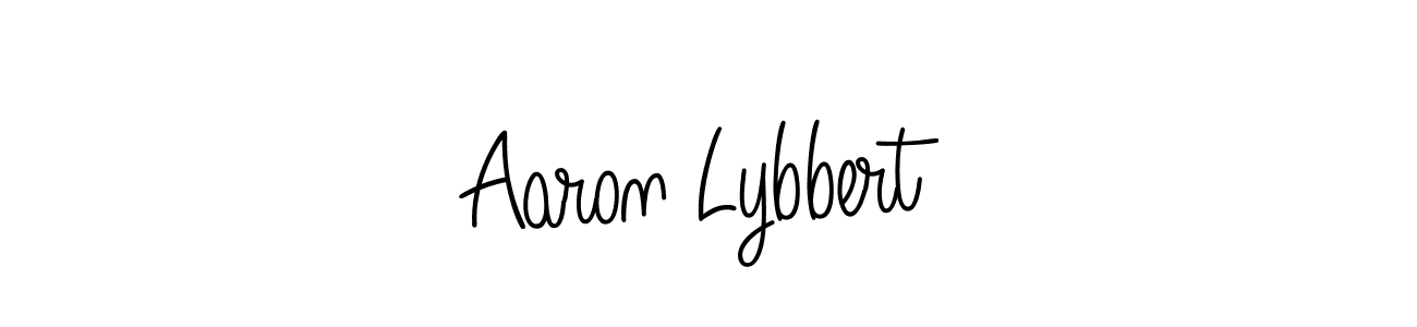 Make a beautiful signature design for name Aaron Lybbert. With this signature (Angelique-Rose-font-FFP) style, you can create a handwritten signature for free. Aaron Lybbert signature style 5 images and pictures png