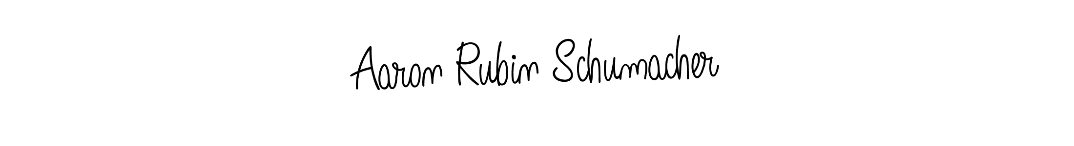You should practise on your own different ways (Angelique-Rose-font-FFP) to write your name (Aaron Rubin Schumacher) in signature. don't let someone else do it for you. Aaron Rubin Schumacher signature style 5 images and pictures png