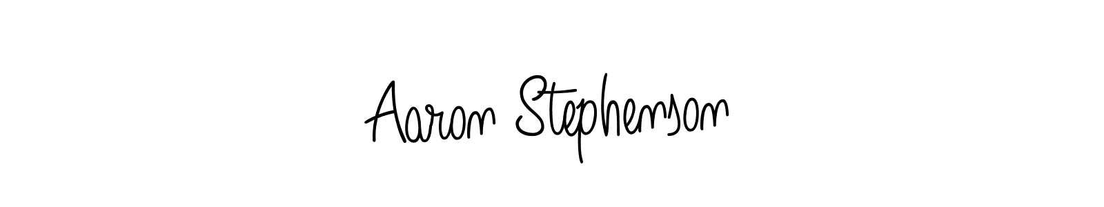 Design your own signature with our free online signature maker. With this signature software, you can create a handwritten (Angelique-Rose-font-FFP) signature for name Aaron Stephenson. Aaron Stephenson signature style 5 images and pictures png