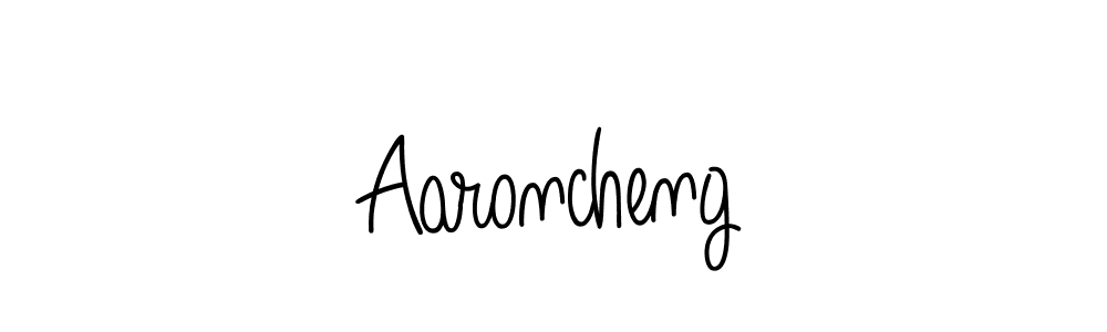 The best way (Angelique-Rose-font-FFP) to make a short signature is to pick only two or three words in your name. The name Aaroncheng include a total of six letters. For converting this name. Aaroncheng signature style 5 images and pictures png